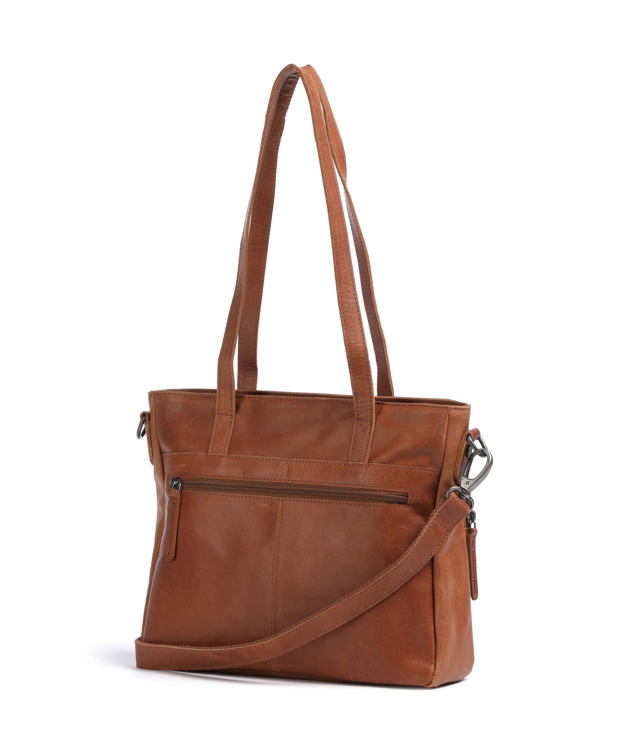 The Chesterfield Brand Cow Wax Pull Up Alicante Tote bag cognac