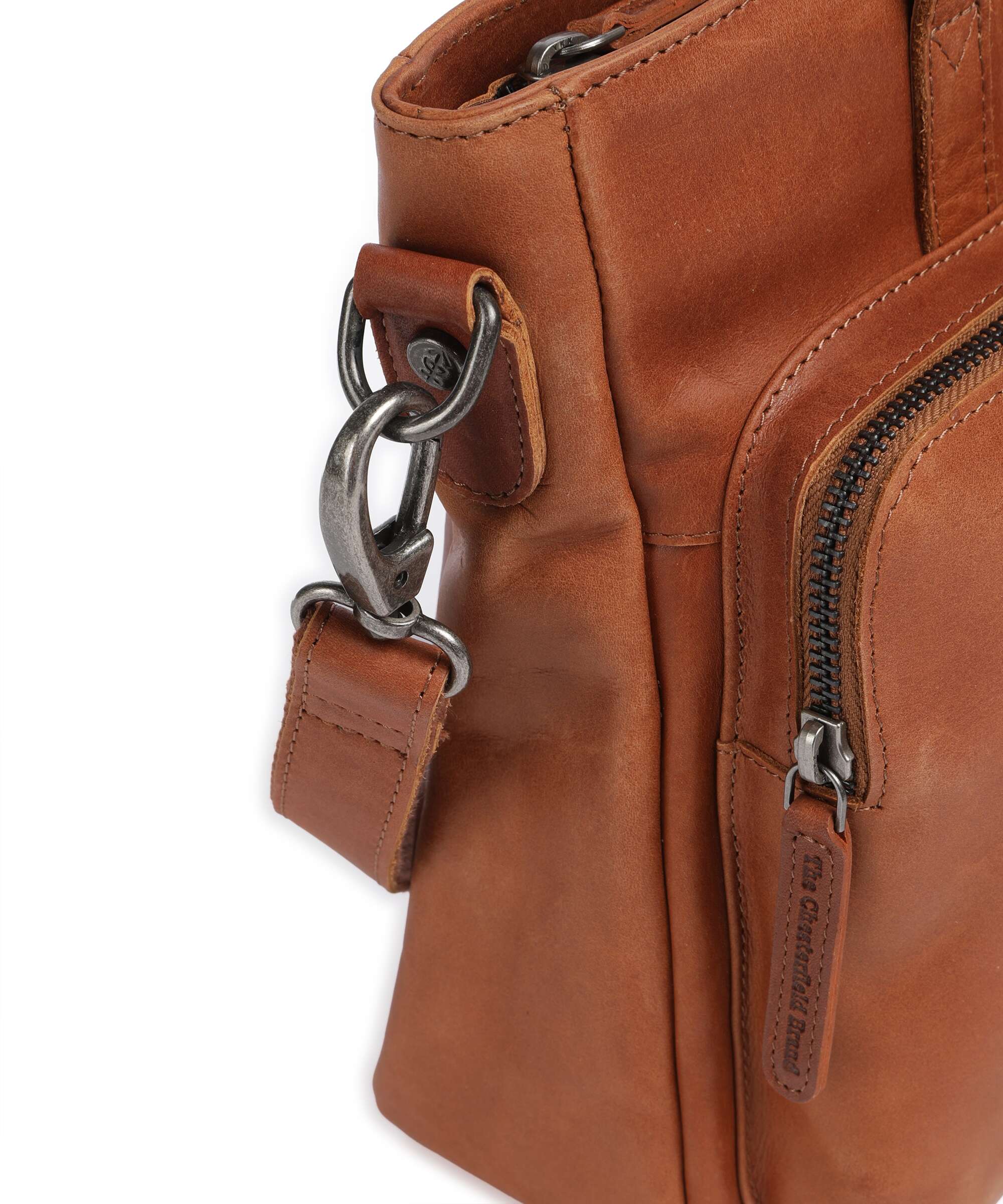 The Chesterfield Brand Cow Wax Pull Up Alicante Tote bag cognac