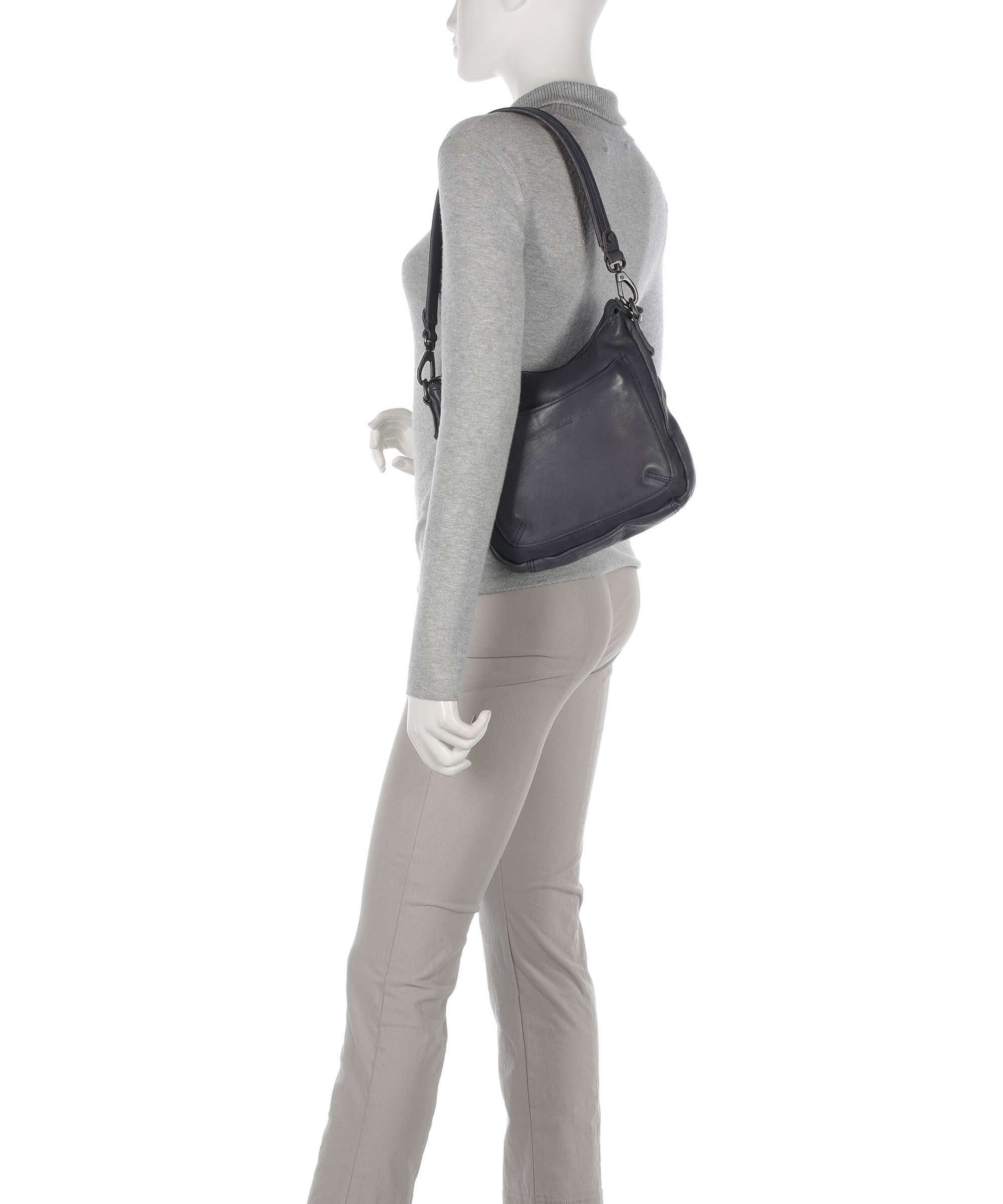 The Chesterfield Brand Washed Waxed Cow Caroline Crossbody bag blue