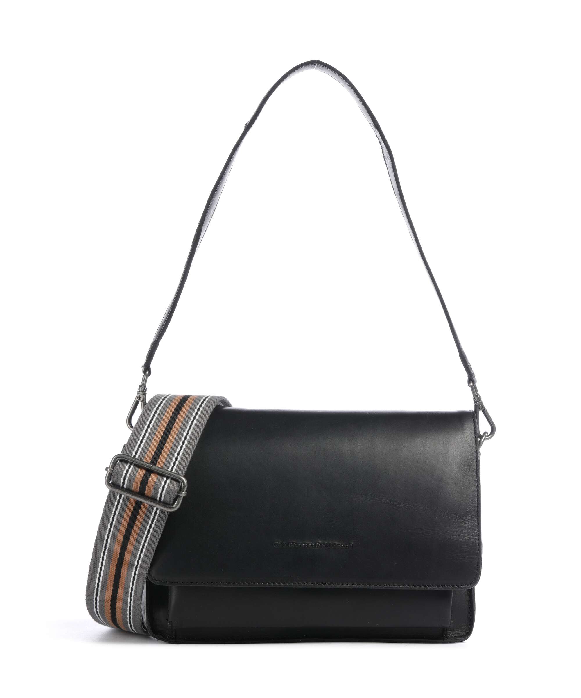 The Chesterfield Brand Cow Wax Pull Up Aviles Shoulder bag black