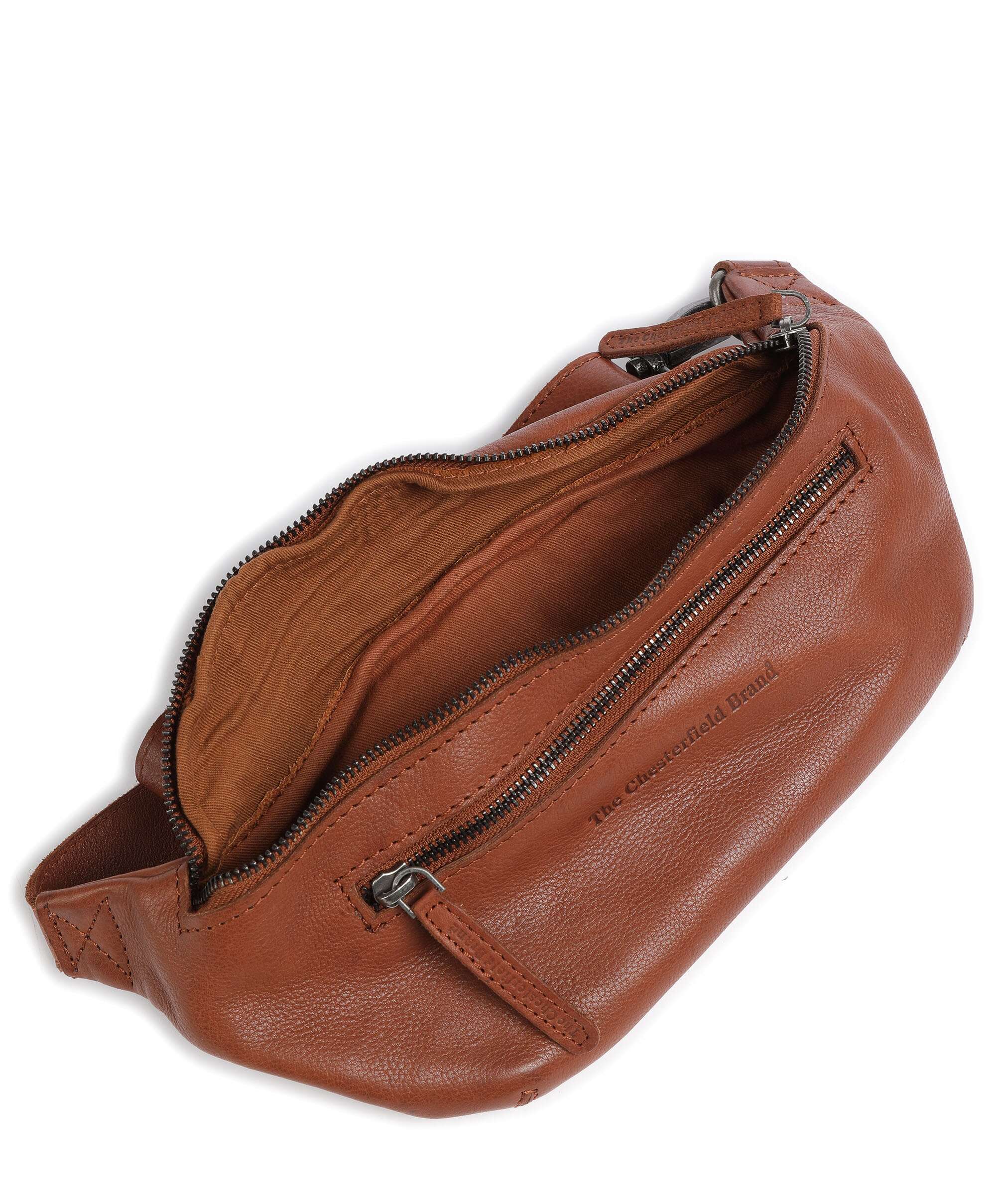 The Chesterfield Brand Washed Waxed Cow Severo Fanny pack cognac