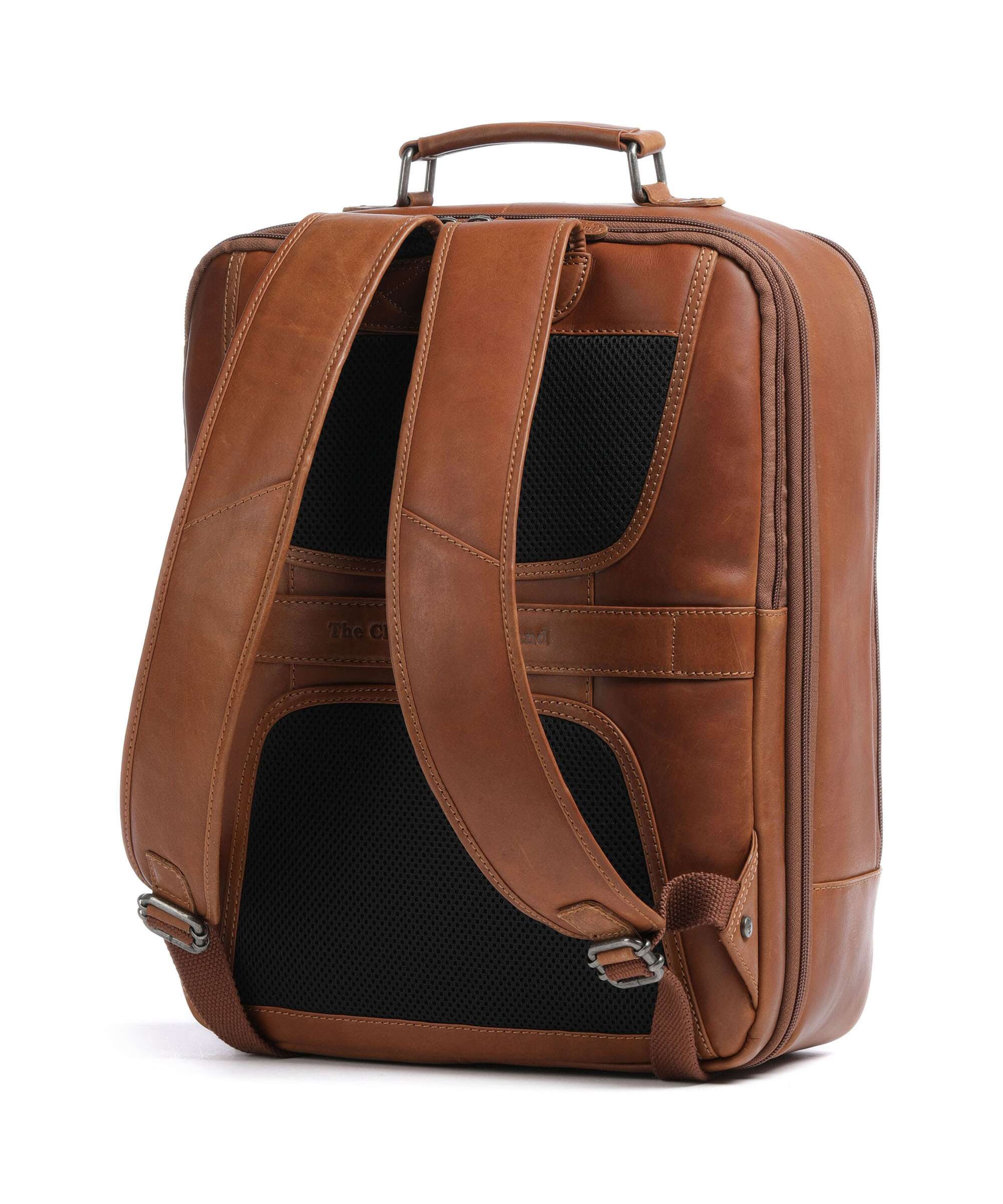 The Chesterfield Brand Wax Pull Up Cow Jamaica Backpack cognac