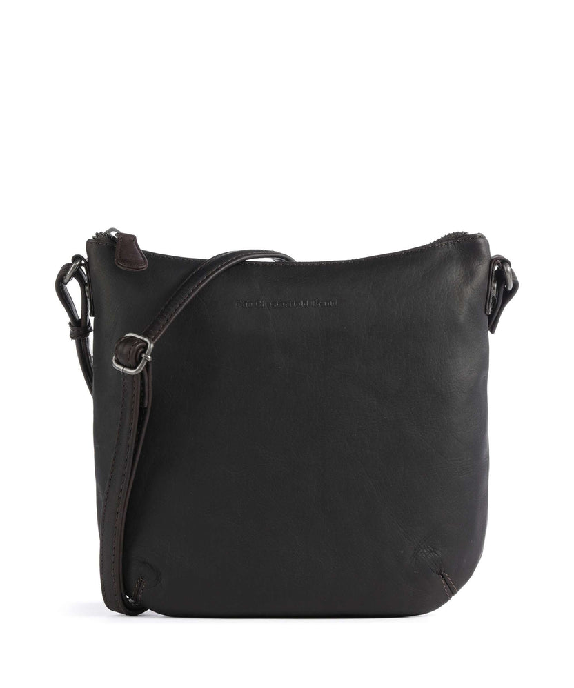 The Chesterfield Brand Cow Wax Pull Up Redding Crossbody bag brown
