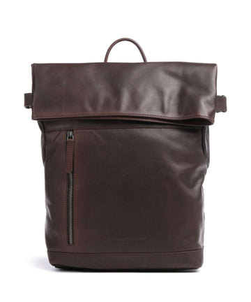 The Chesterfield Brand Cow Wax Pull Up Mazara Zaino brown