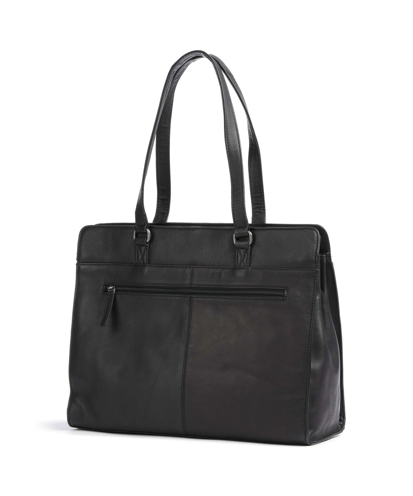 The Chesterfield Brand Cow Wax Pull Up Fidenza Tote bag black