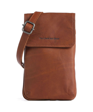 The Chesterfield Brand Langley Borsetta porta cellulare cognac