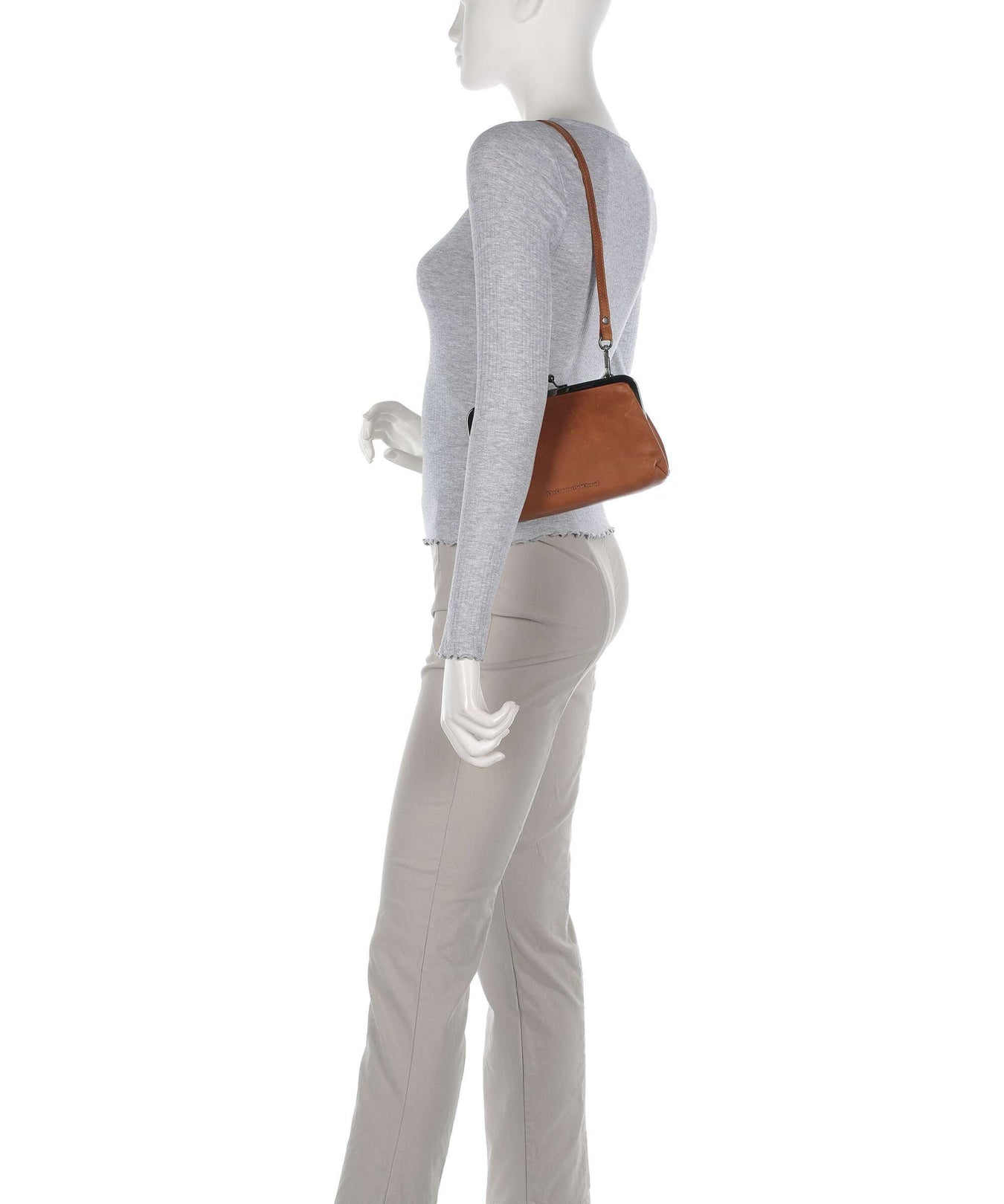 The Chesterfield Brand Cow Wax Pull Up Andrade Shoulder bag cognac