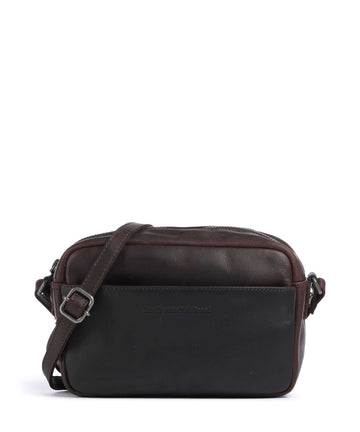 The Chesterfield Brand Cow Wax Pull Up Arona Borsa a tracolla brown
