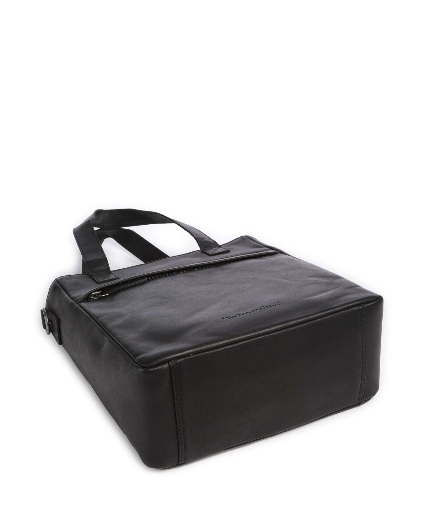 The Chesterfield Brand Cow Wax Pull Up Lingfield Handbag black