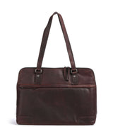 The Chesterfield Brand Cow Wax Pull Up Branson Shoulder bag brown