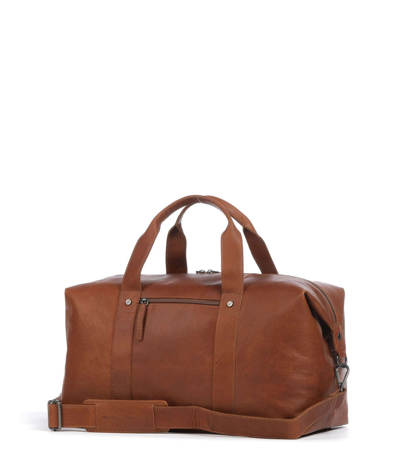 The Chesterfield Brand Cow Wax Pull Up Conor Weekend bag cognac