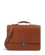 The Chesterfield Brand Cow Wax Pull Up Glenwood Cartella cognac