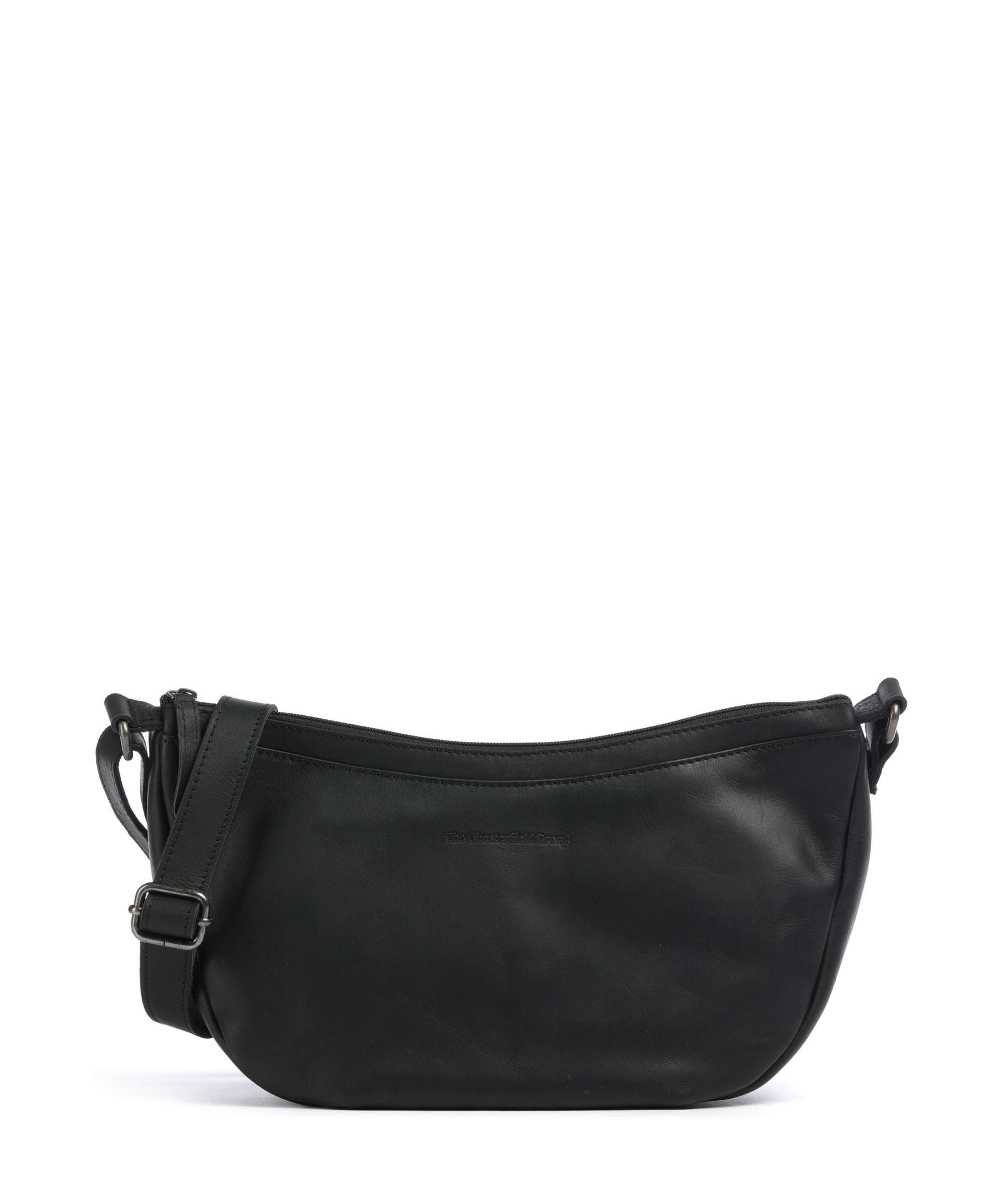 The Chesterfield Brand Cow Wax Pull Up Piemonte Crossbody bag black