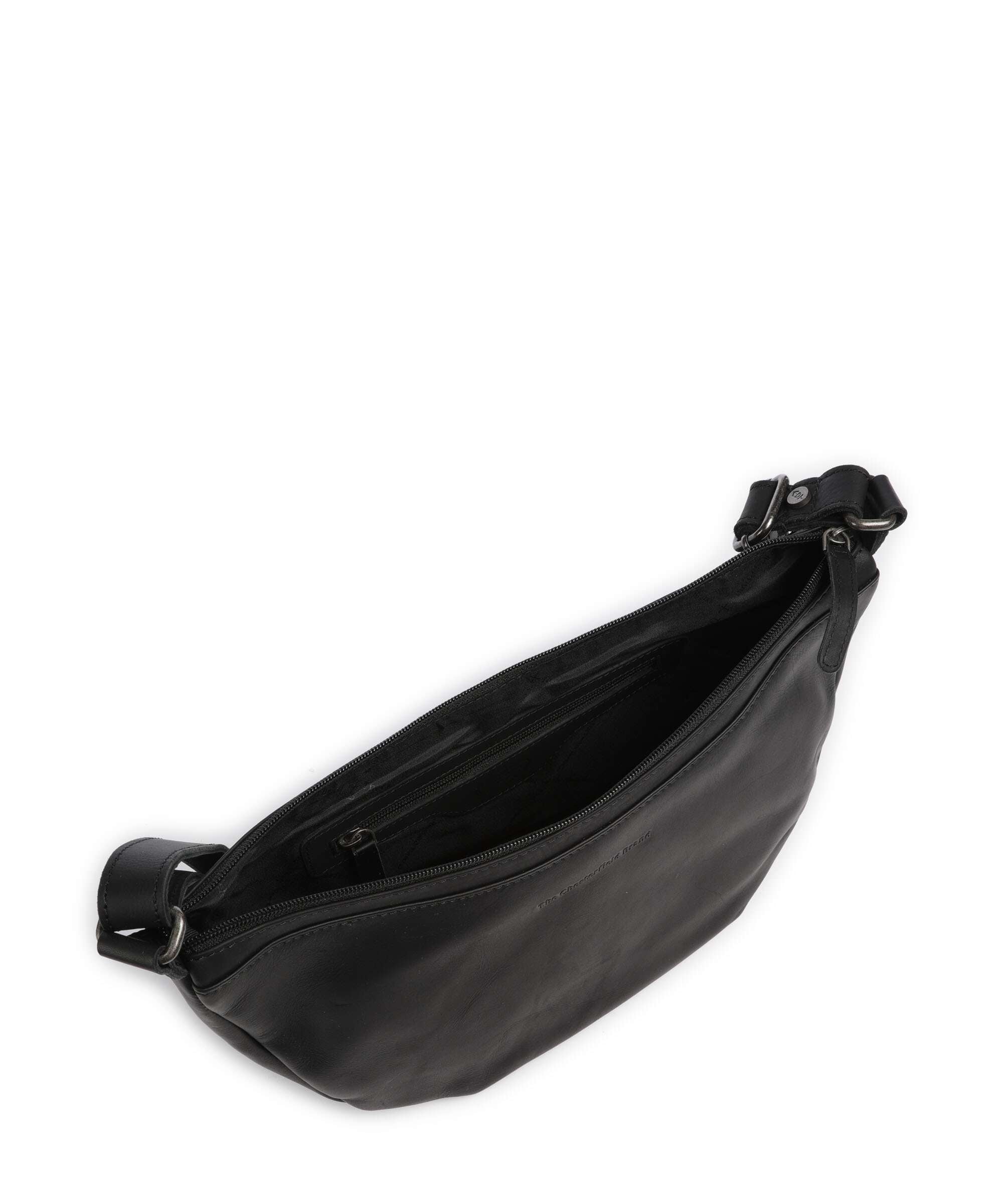 The Chesterfield Brand Cow Wax Pull Up Piemonte Crossbody bag black