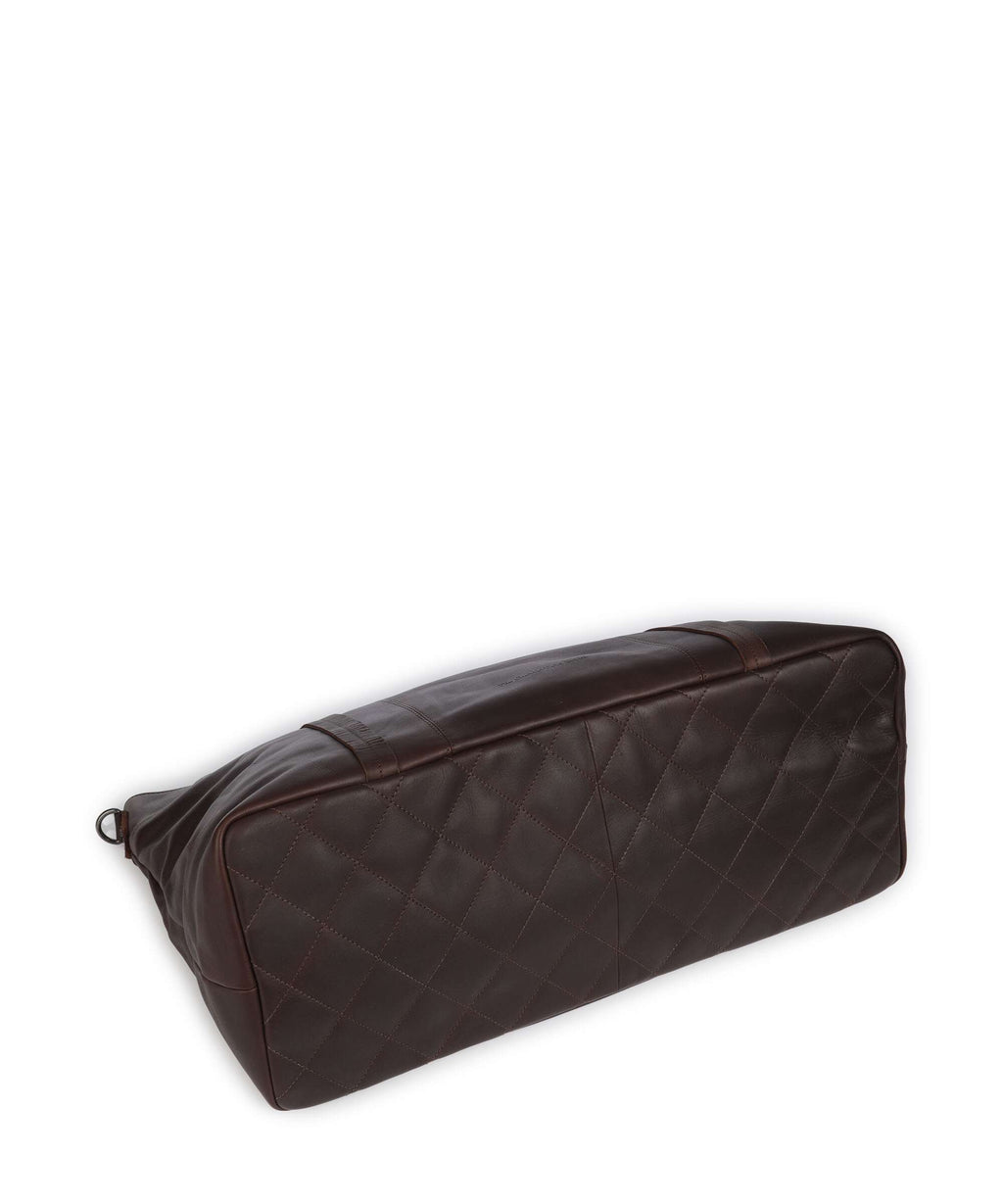 The Chesterfield Brand Cow Wax Pull Up Mark Weekend bag brown