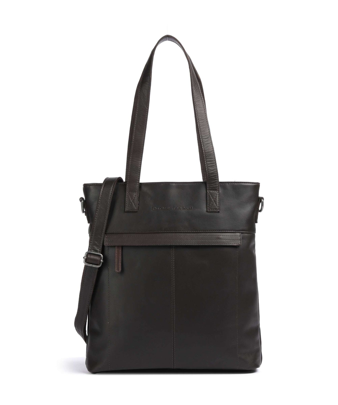 The Chesterfield Brand Cow Wax Pull Up Nunavik Tote bag brown