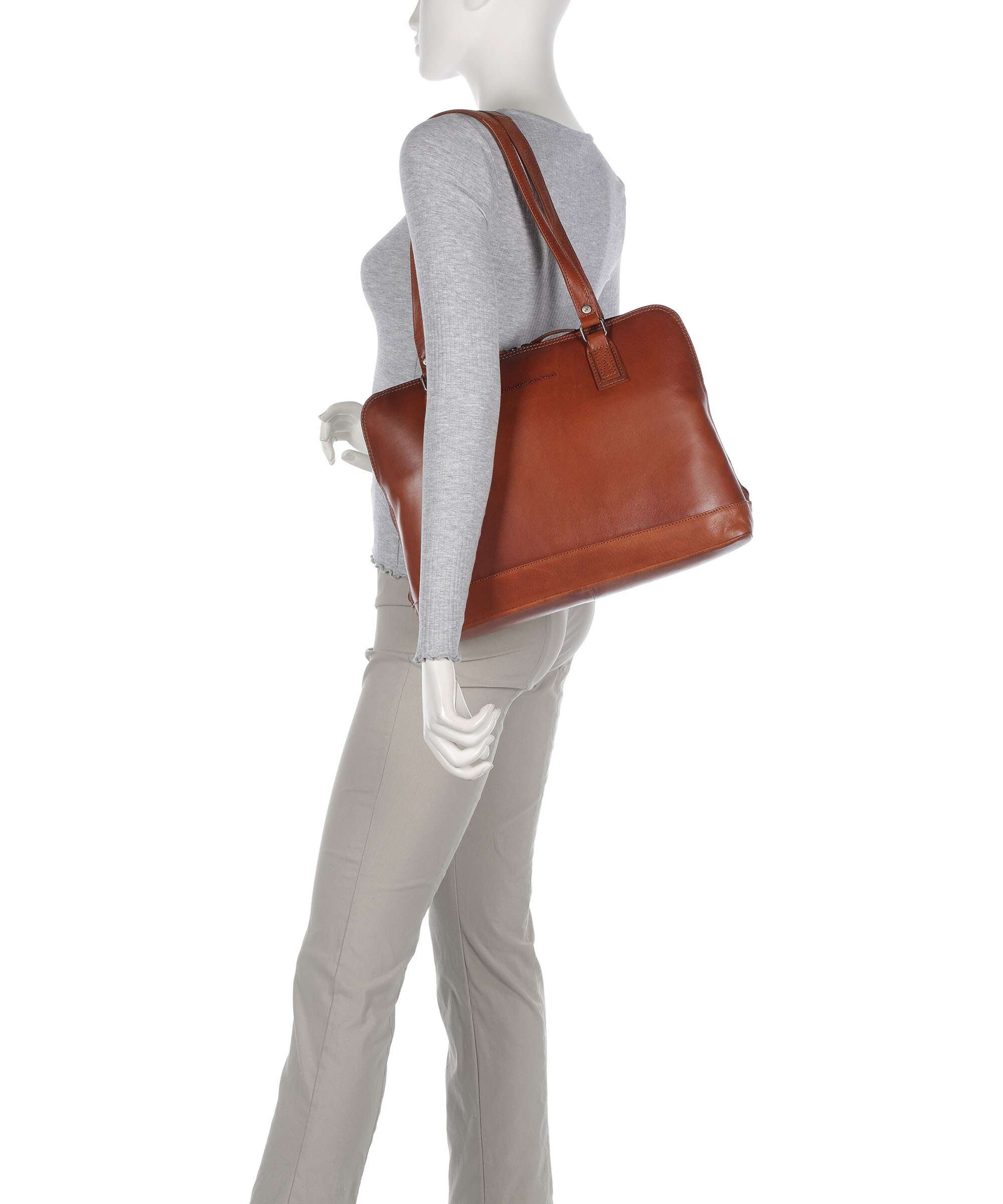 The Chesterfield Brand Novum Selvino Shoulder bag cognac