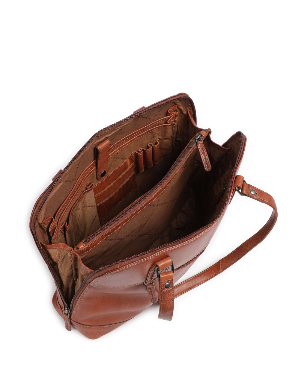 The Chesterfield Brand Novum Selvino Shoulder bag cognac