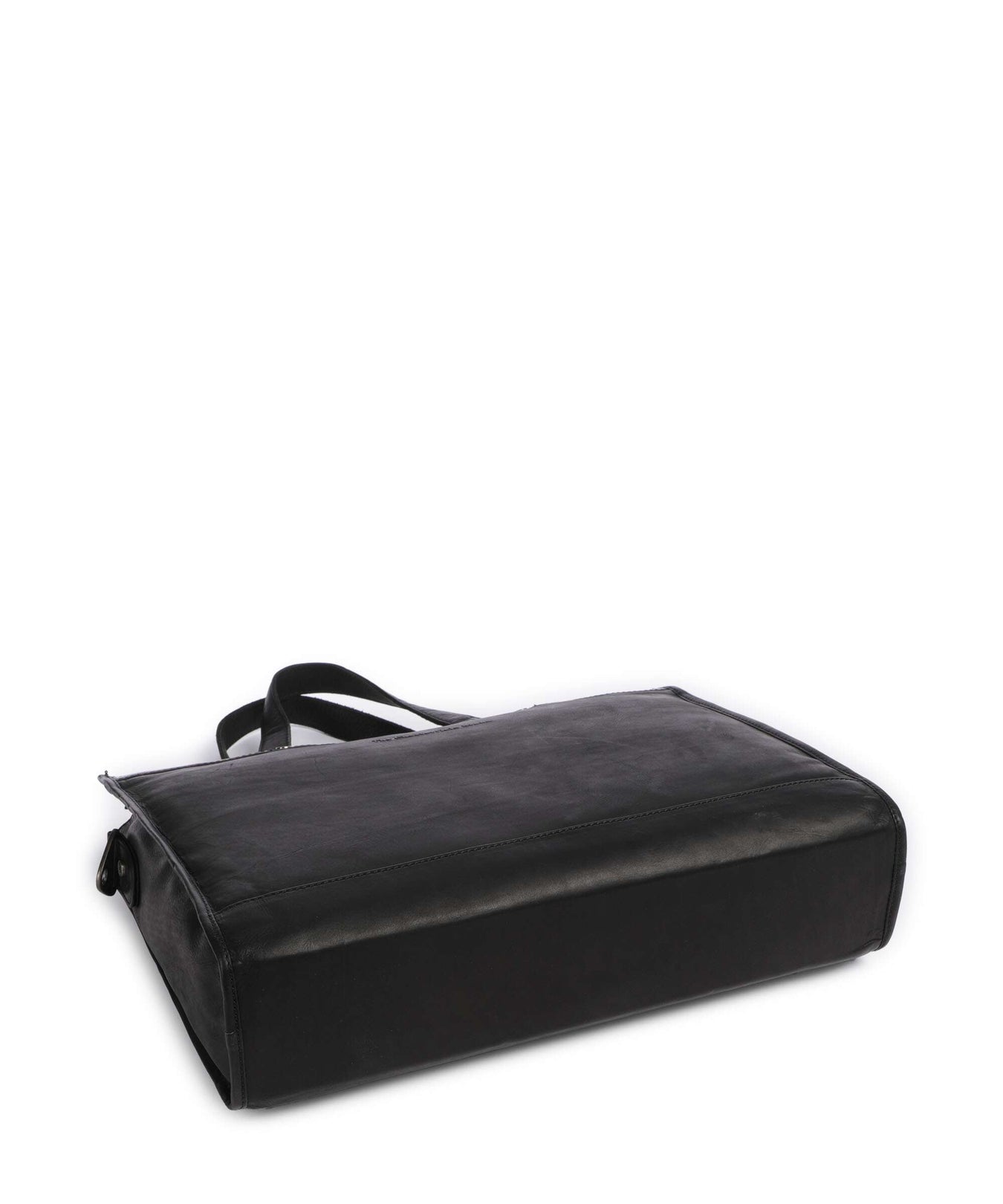 The Chesterfield Brand Cow Wax Pull Up Manly Tote bag black