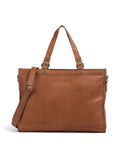 The Chesterfield Brand Wax Pull Up Cow Manly Tote bag cognac