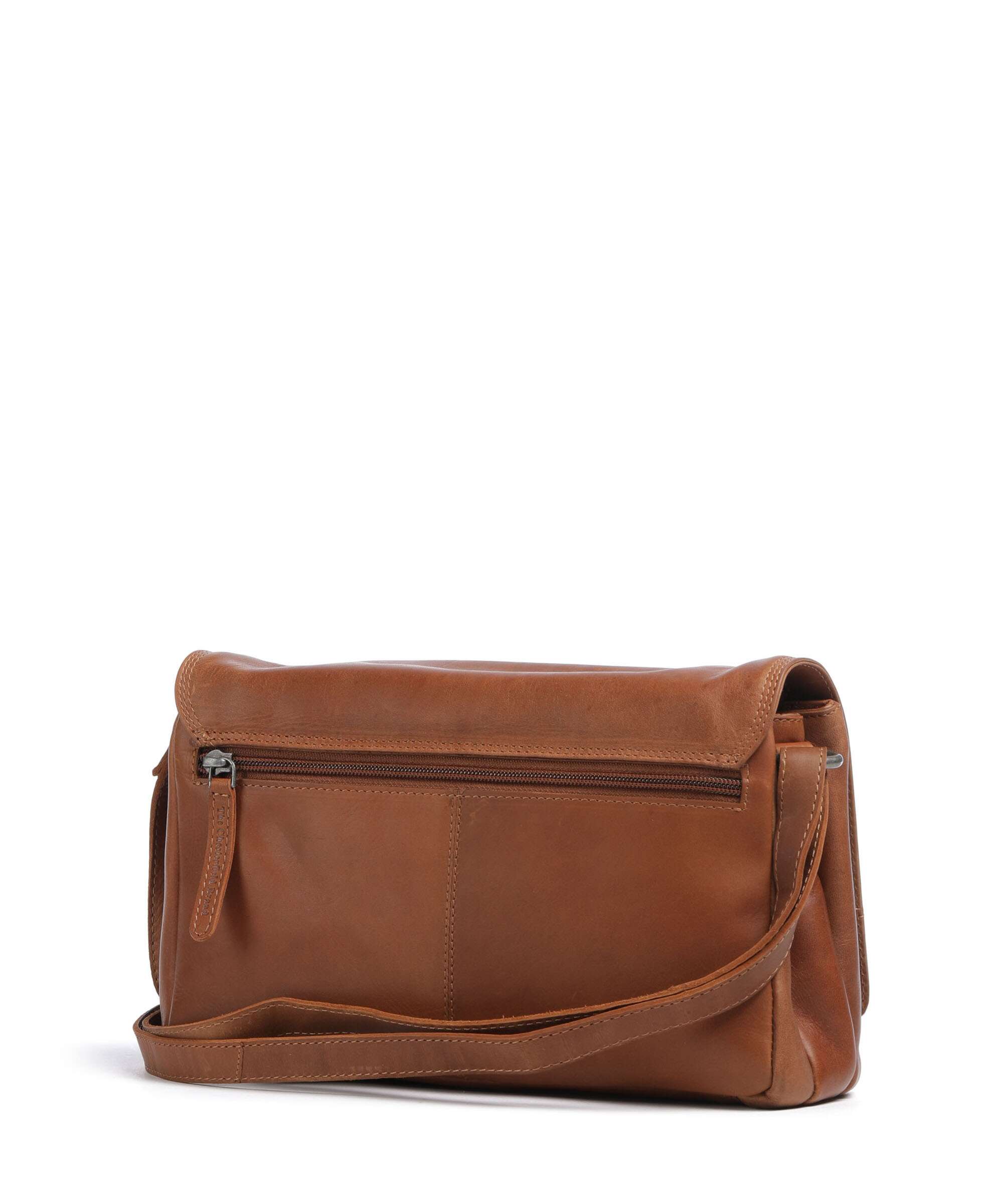The Chesterfield Brand Wax Pull Up Cow Laverton Crossbody bag cognac