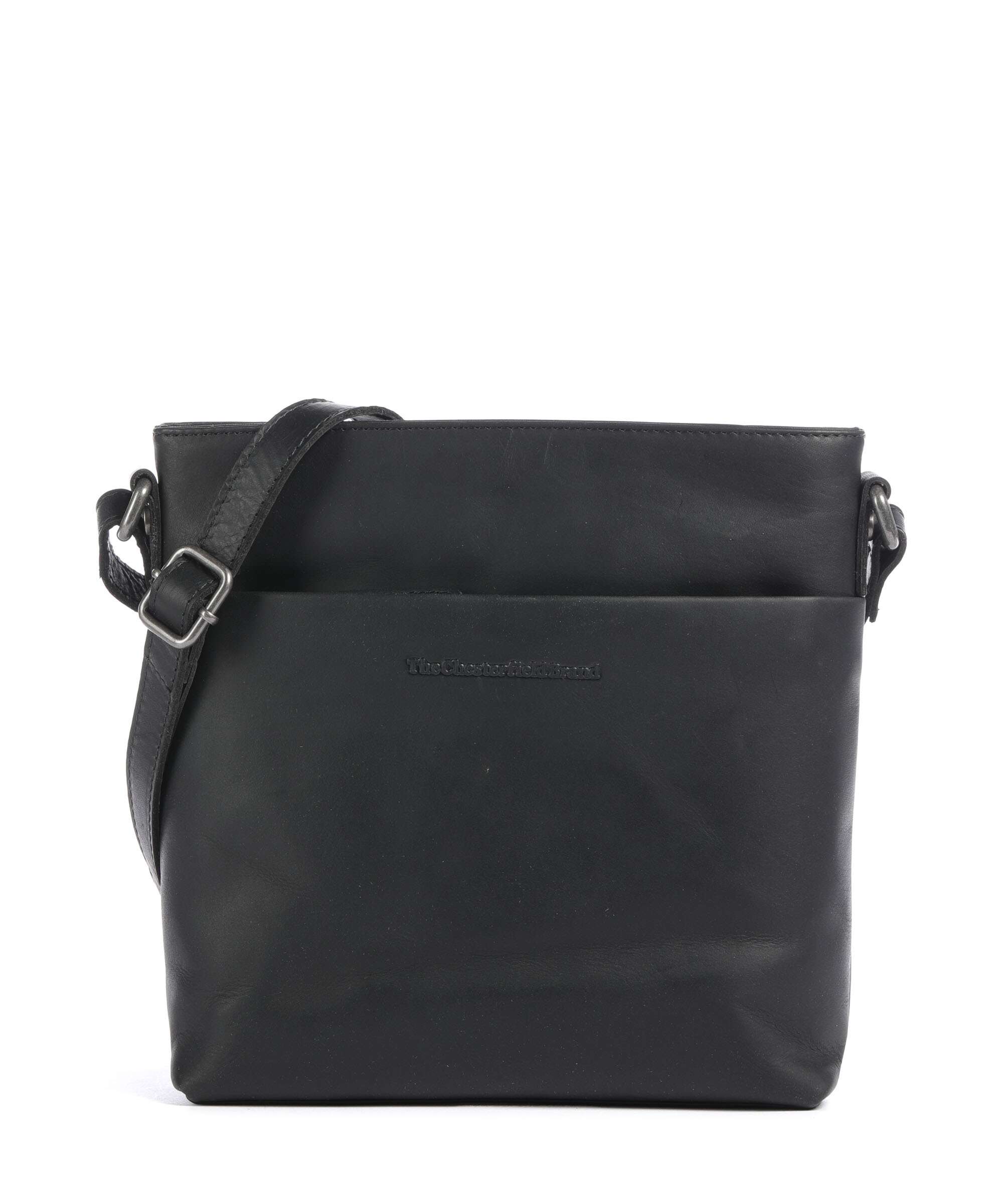 The Chesterfield Brand Wax Pull Up Cow Navene Crossbody bag black