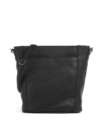 The Chesterfield Brand Wax Pull Up Cow Moore Borsa a secchiello black