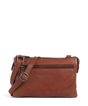 The Chesterfield Brand Washed Waxed Cow Osaka Borsa a tracolla cognac