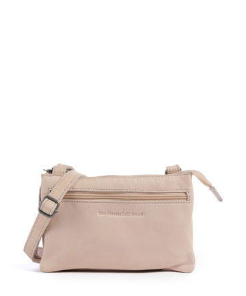 The Chesterfield Brand Washed Waxed Cow Osaka Borsa a tracolla beige