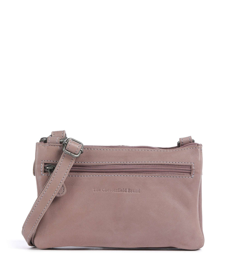 The Chesterfield Brand Washed Waxed Cow Osaka Crossbody bag lavender lila