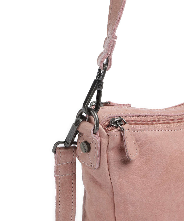 The Chesterfield Brand Washed Waxed Cow Irving Shoulder bag vintage rose