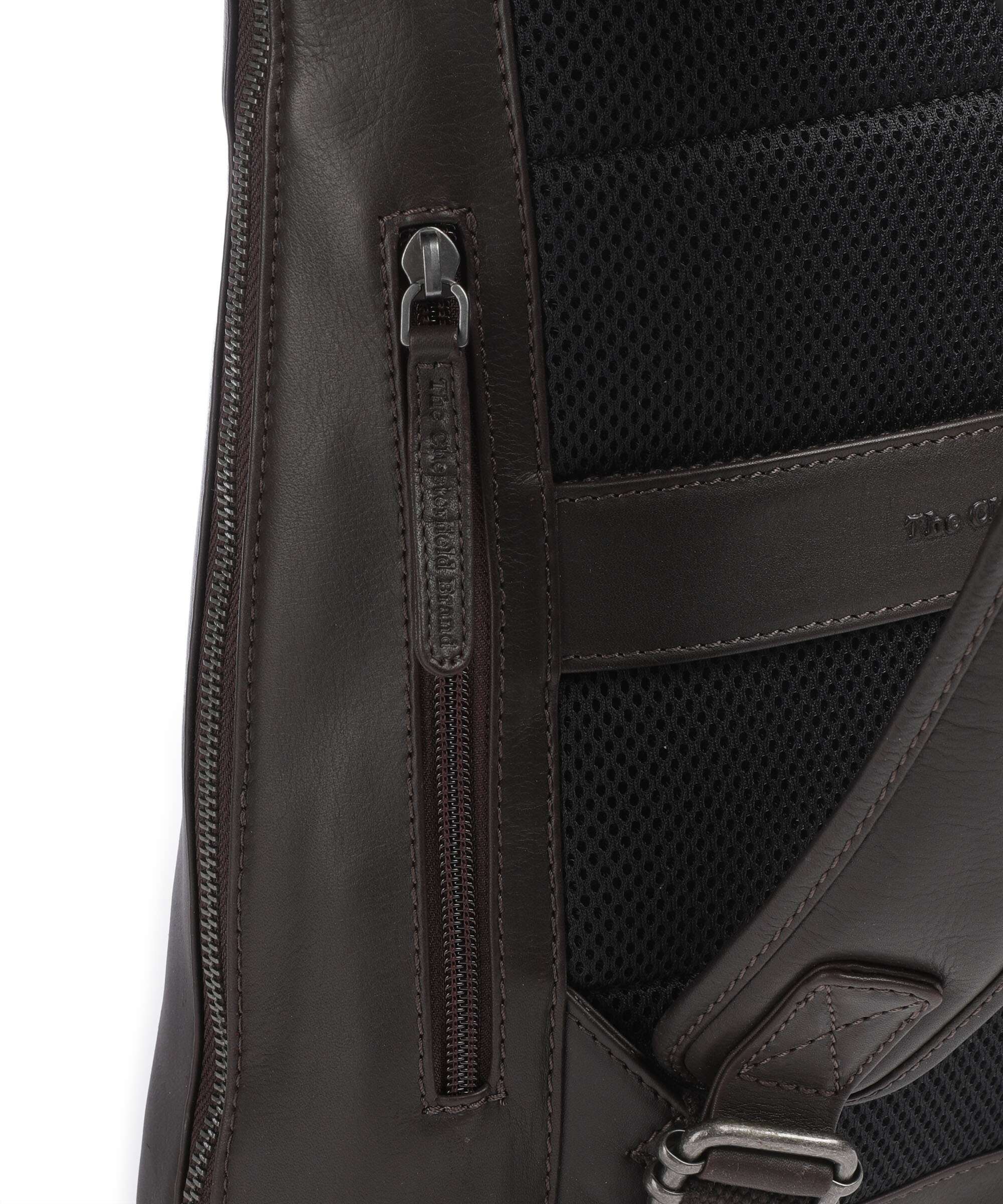The Chesterfield Brand Wax Pull Up Cow Filmore Backpack brown