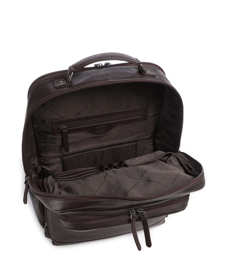 The Chesterfield Brand Wax Pull Up Cow Lennox Backpack brown