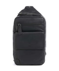 The Chesterfield Brand Wax Pull Up Cow Turelle Sling bag black