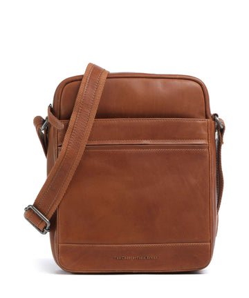 The Chesterfield Brand Wax Pull Up Cow Anzora Borsa a tracolla cognac