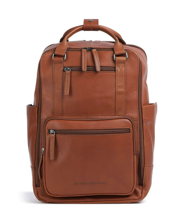 The Chesterfield Brand Wax Pull Up Cow Calden Zaino cognac