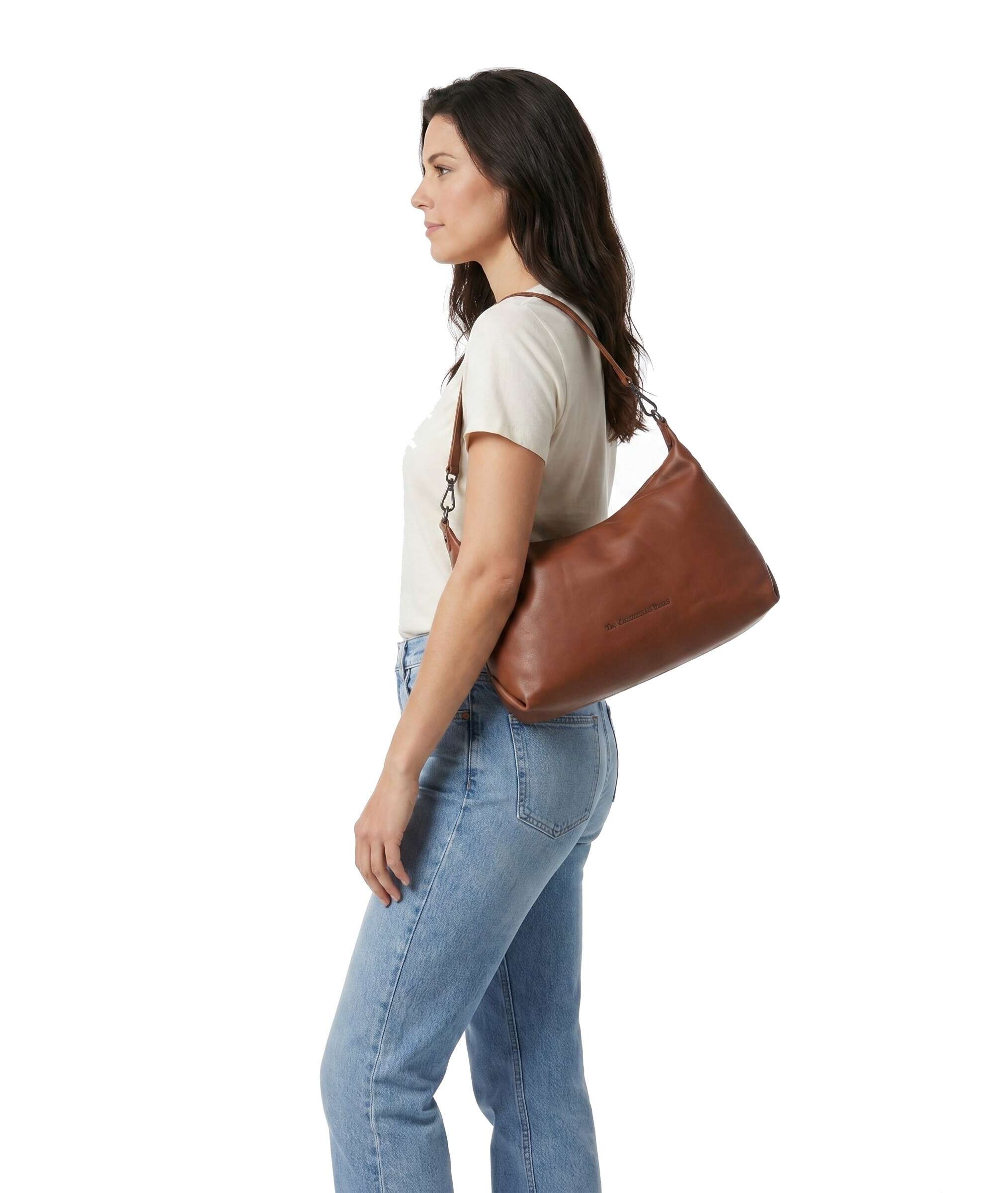 The Chesterfield Brand Wax Pull Up Cow Skara Hobo bag cognac