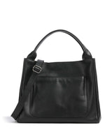 The Chesterfield Brand Wax Pull Up Cow Fioline Borsa a mano black