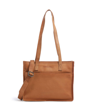 The Chesterfield Brand Wax Pull Up Cow Estella Borsa shopper cognac