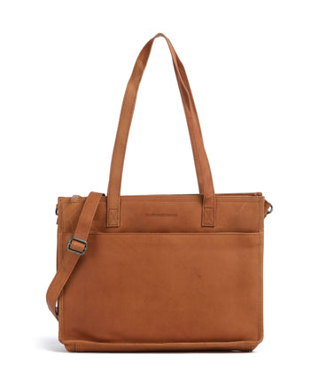 The Chesterfield Brand Wax Pull Up Cow Adana Borsa shopper cognac