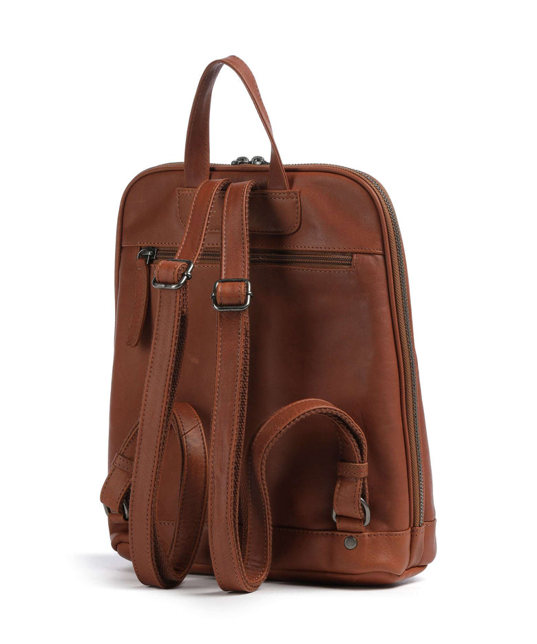 The Chesterfield Brand Wax Pull Up Cow Floran Backpack cognac