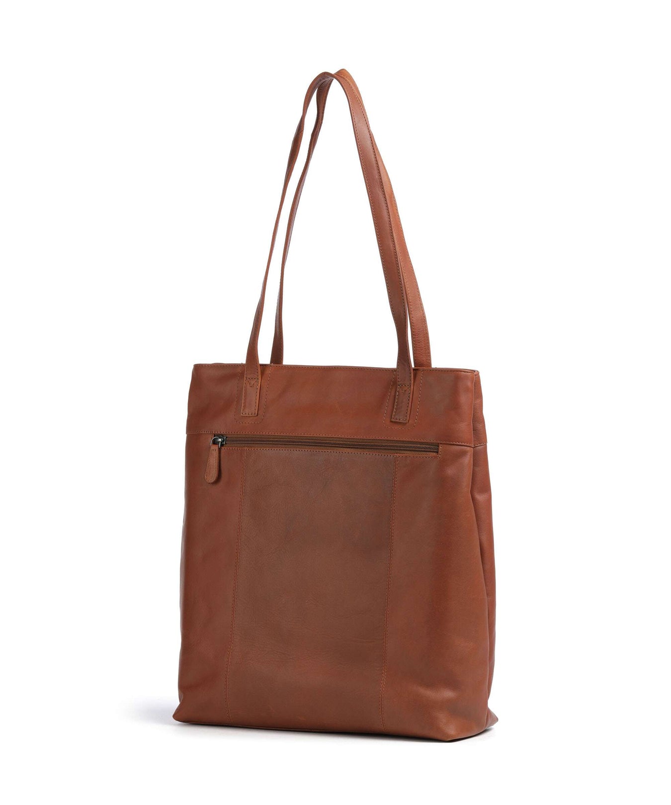 The Chesterfield Brand Wax Pull Up Cow Solvia Tote bag cognac