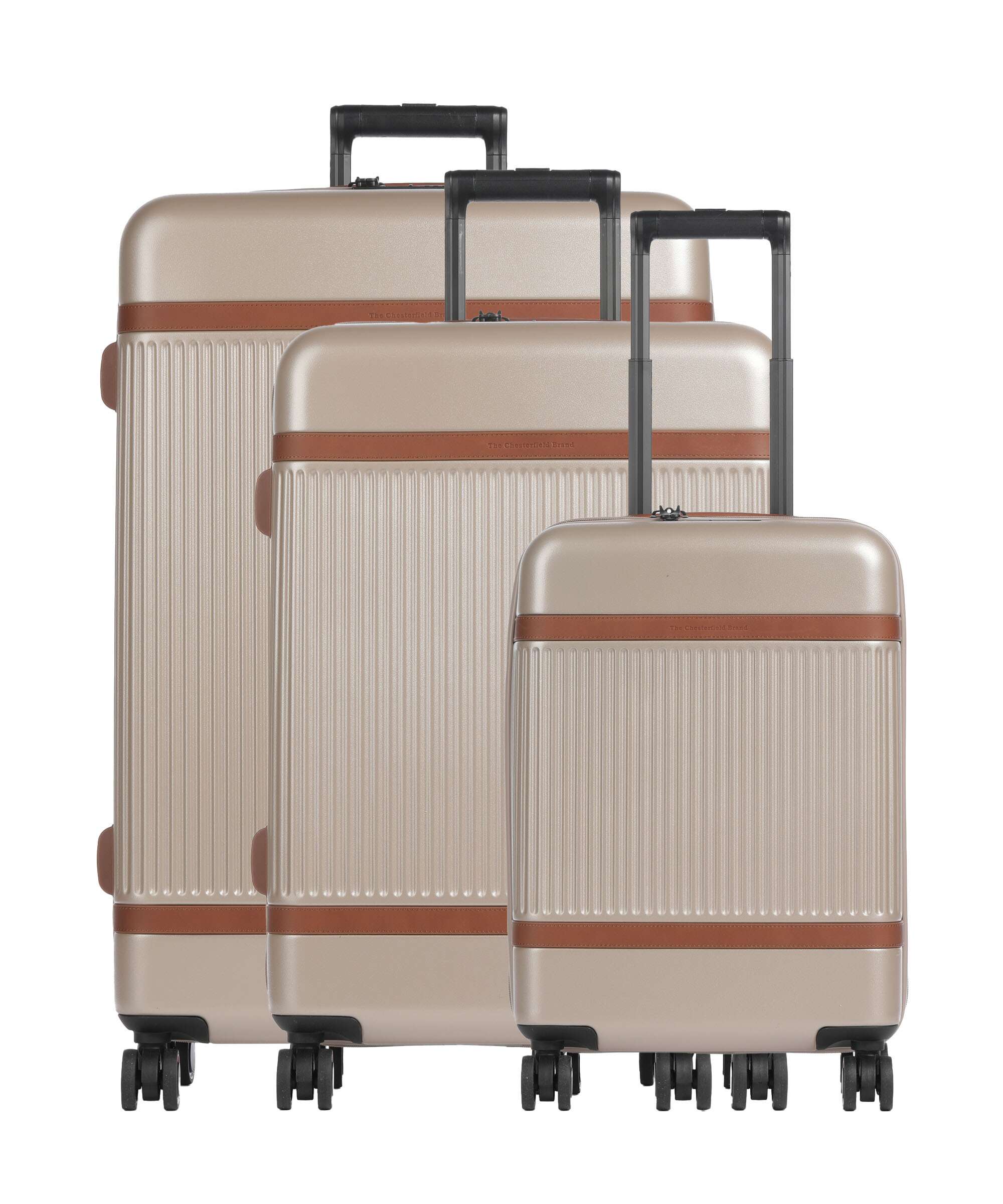 The Chesterfield Brand Zuna Suitcase set (4 wheels) champagne