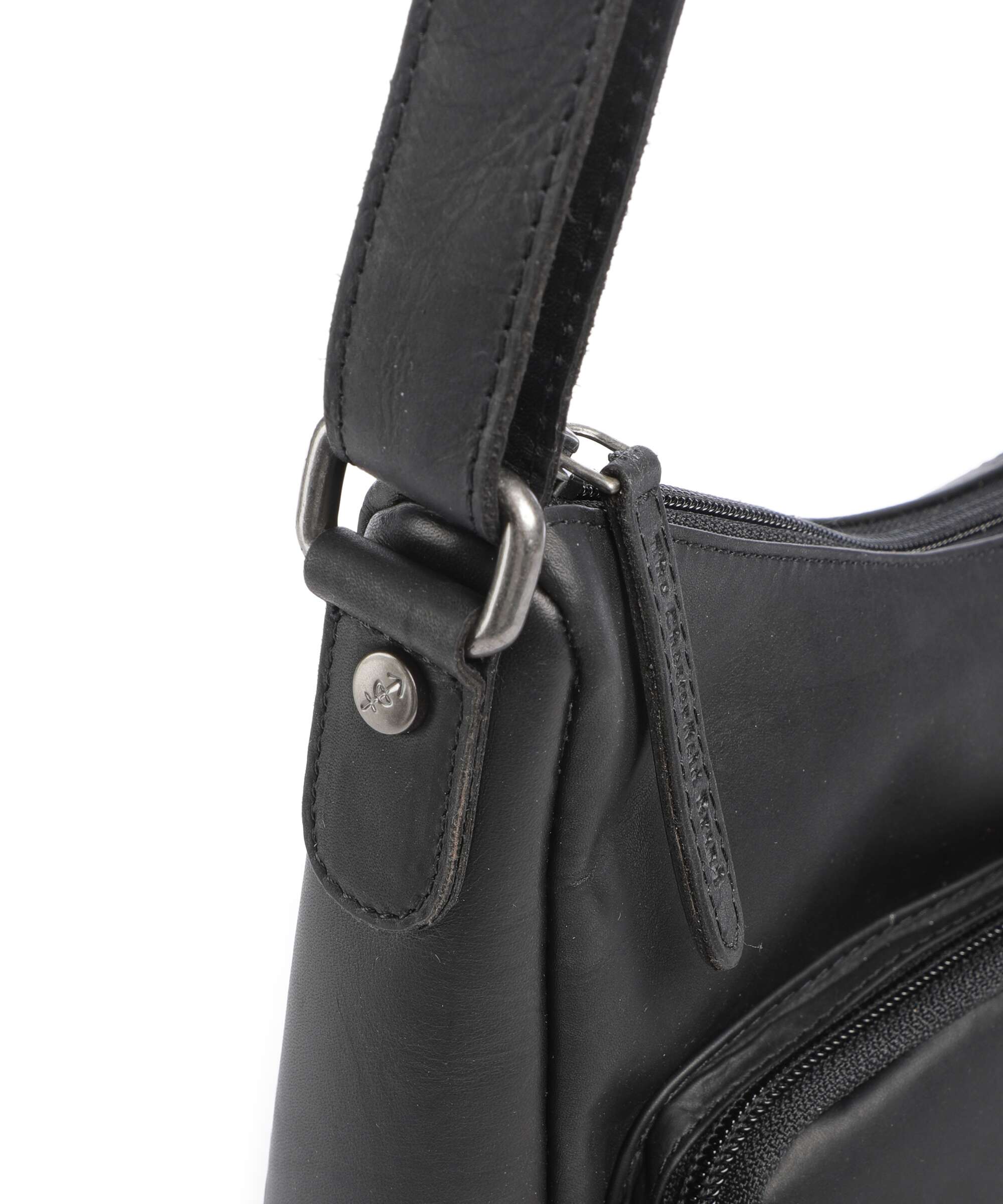 The Chesterfield Brand Wax Pull Up Cow Valenora Shoulder bag black
