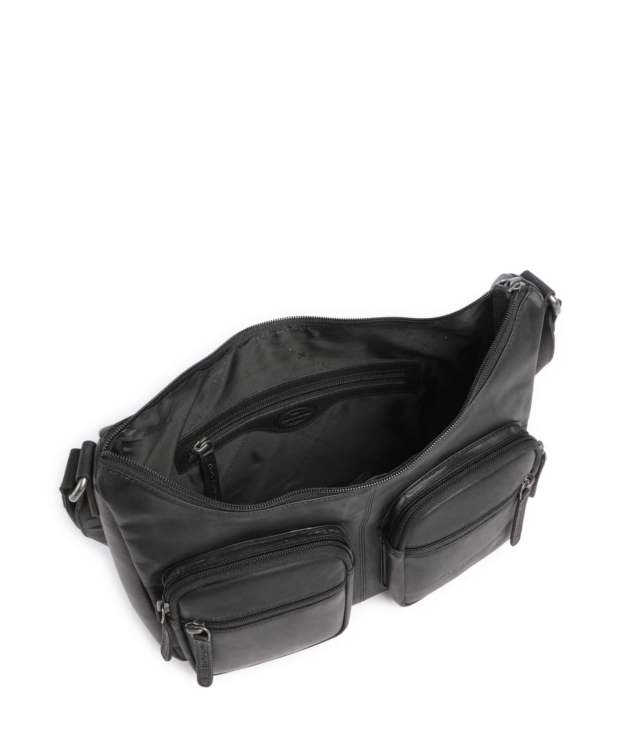 The Chesterfield Brand Wax Pull Up Cow Valenora Shoulder bag black