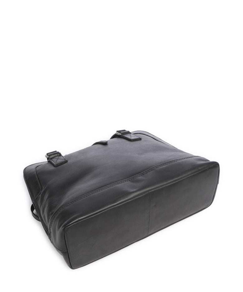 The Chesterfield Brand Wax Pull Up Cow Seron Shoulder bag black