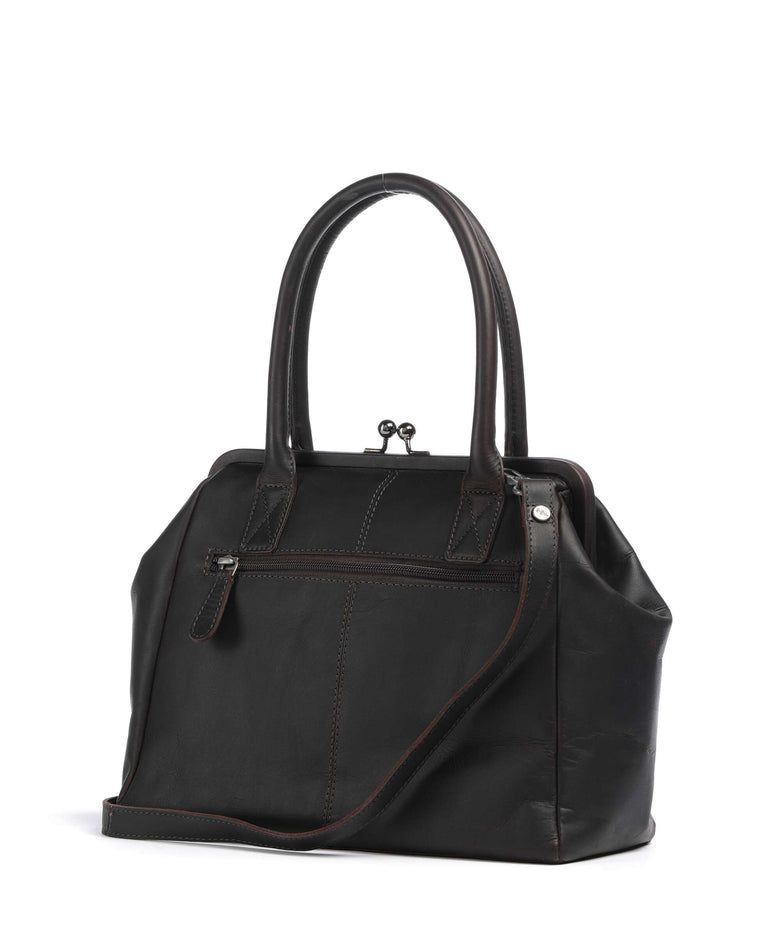 The Chesterfield Brand Wax Pull Up Cow Dorin Shoulder bag brown