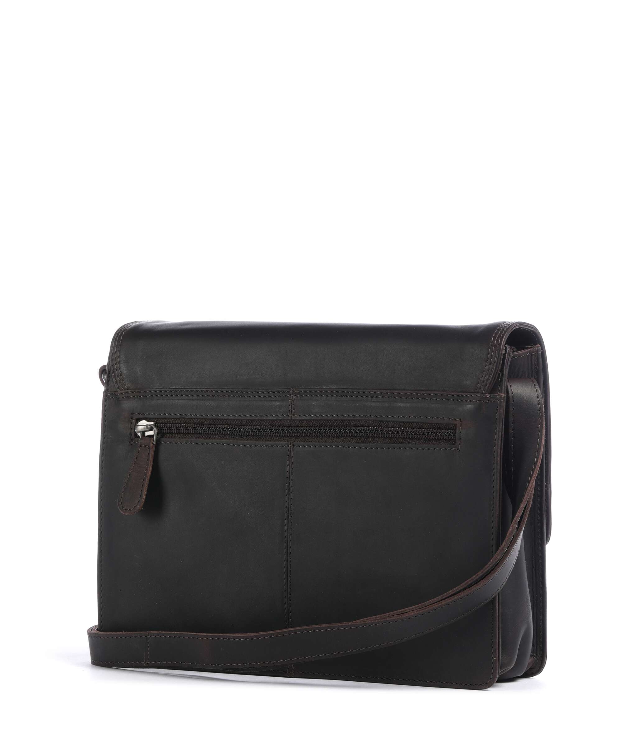 The Chesterfield Brand Wax Pull Up Cow Lunor Shoulder bag brown