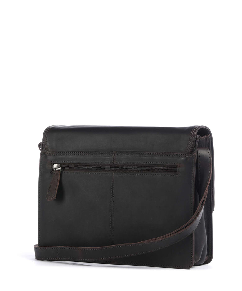 The Chesterfield Brand Wax Pull Up Cow Lunor Shoulder bag brown