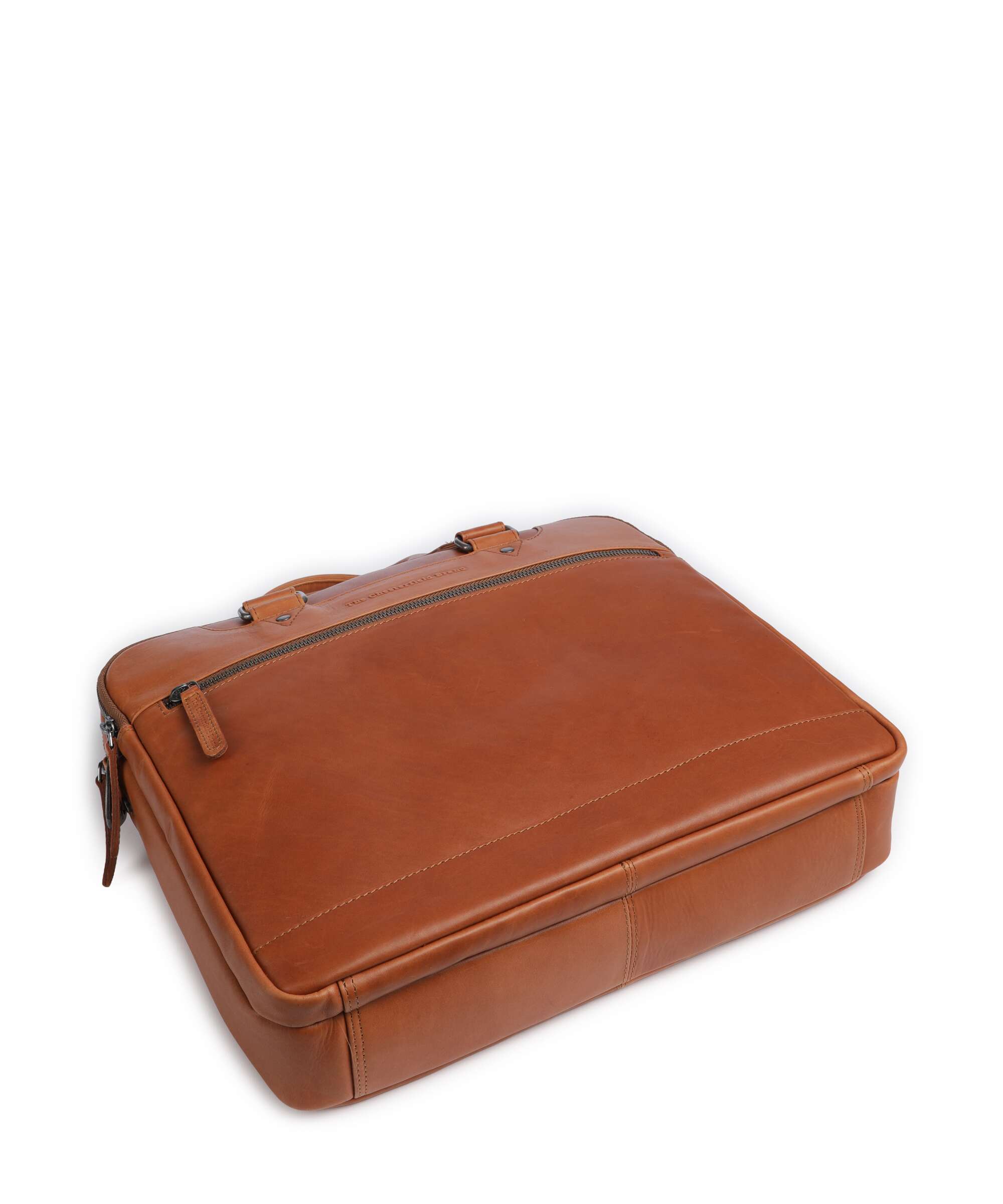 The Chesterfield Brand Wax Pull Up Cow Montara Laptop bag cognac